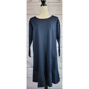 DRAPER James Knee Length Shirt Dress Dark Blue Size Medium